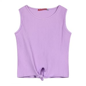 Girl΄s ribbed sleeveless shirt