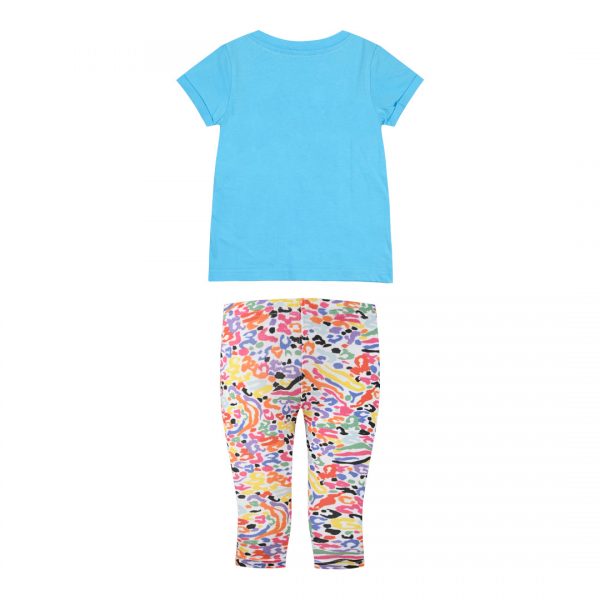 Girl΄s 2 piece set with glitter print