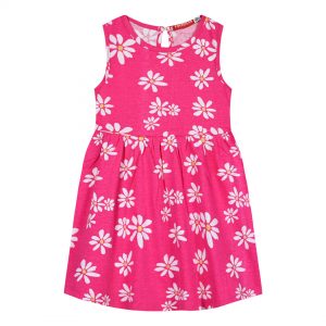 Girl΄s sleeveless printed dress