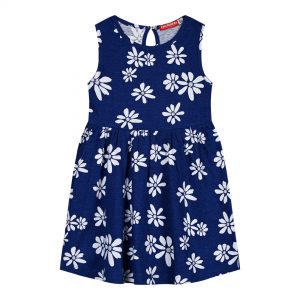 Girl΄s sleeveless printed dress