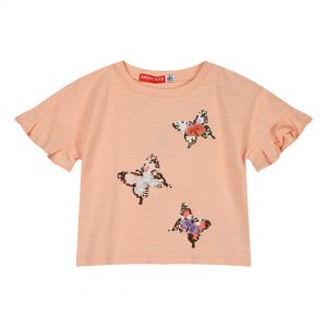 Παιδική μπλούζα με τύπωμα και παγιέτες για κορίτσι