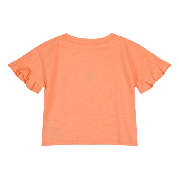 Girl΄s shirt with print and sequins