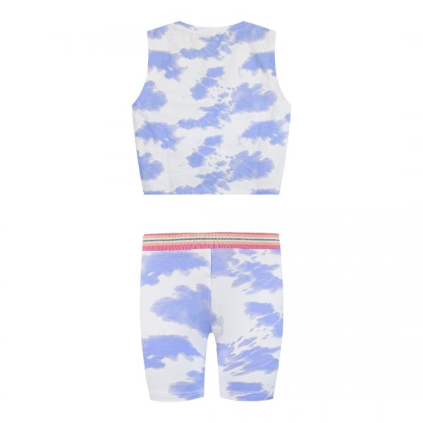Girl΄s 2 piece tie dye set with print