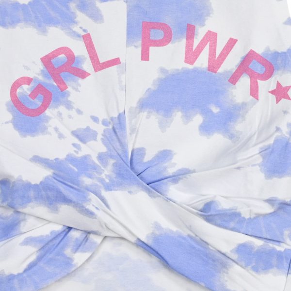 Girl΄s 2 piece tie dye set with print