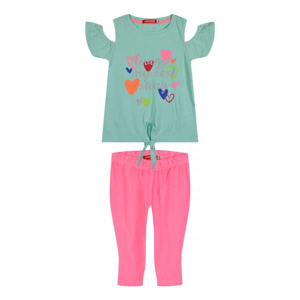 Girl΄s 2 piece set with print