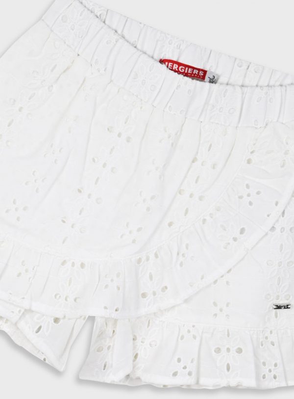 English embroidery skort