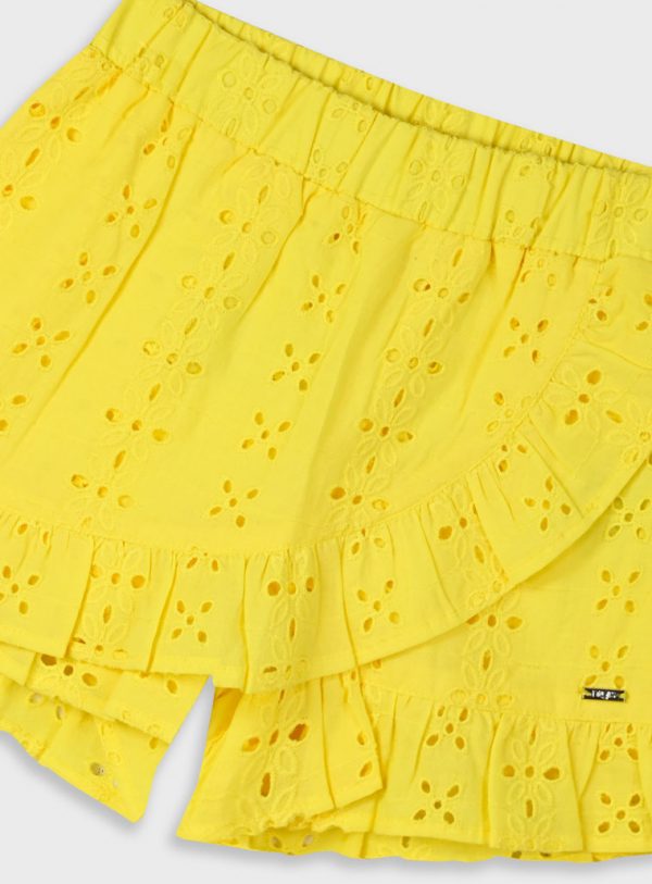 English embroidery skort