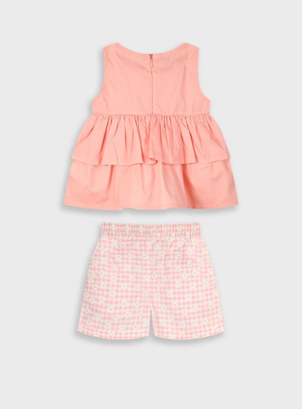 Set with applique for girls