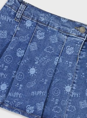 Denim skirt for girls