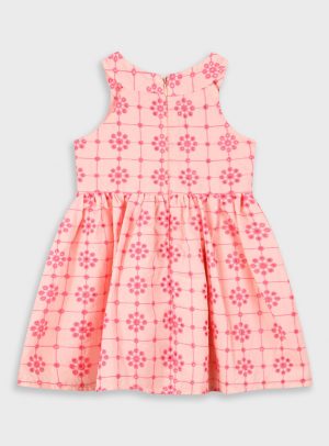 English embroidery dress for girls