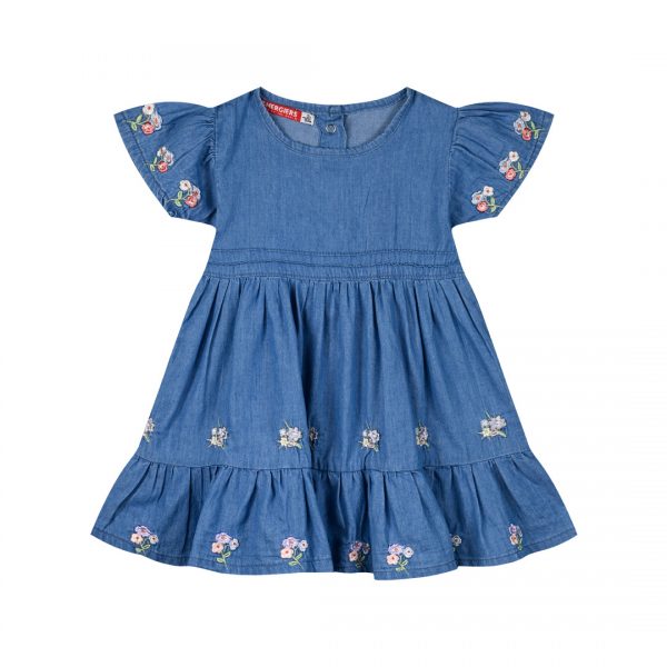 Denim dress for girls
