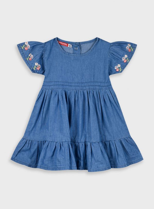 Denim dress for girls