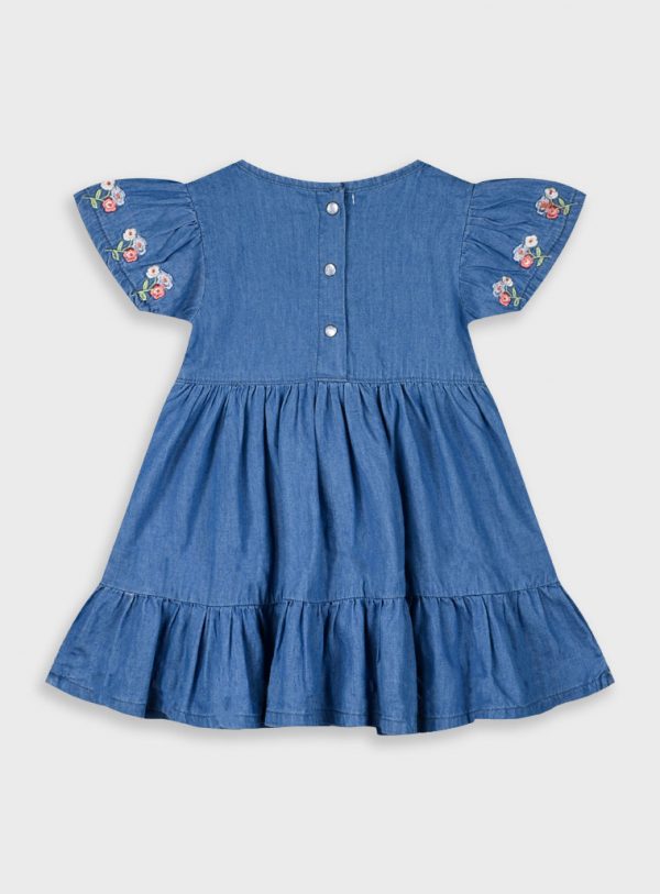 Denim dress for girls
