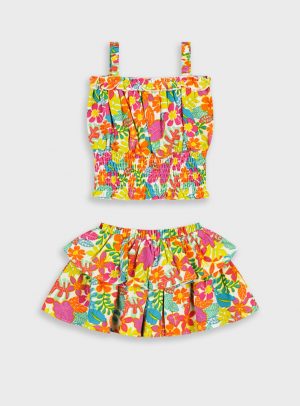 Floral set for girls