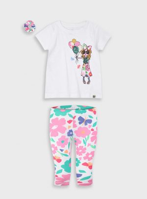 Set with print for girls