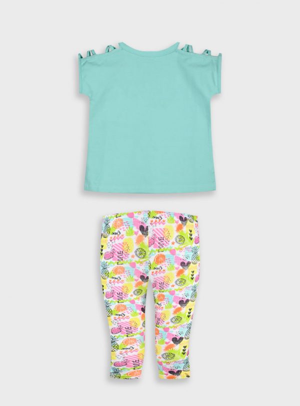 Set with print for girls