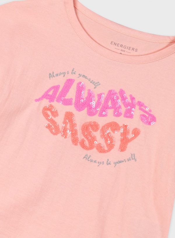 Set with sequins for girls