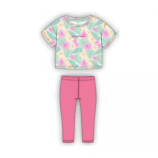 Set with print for girls