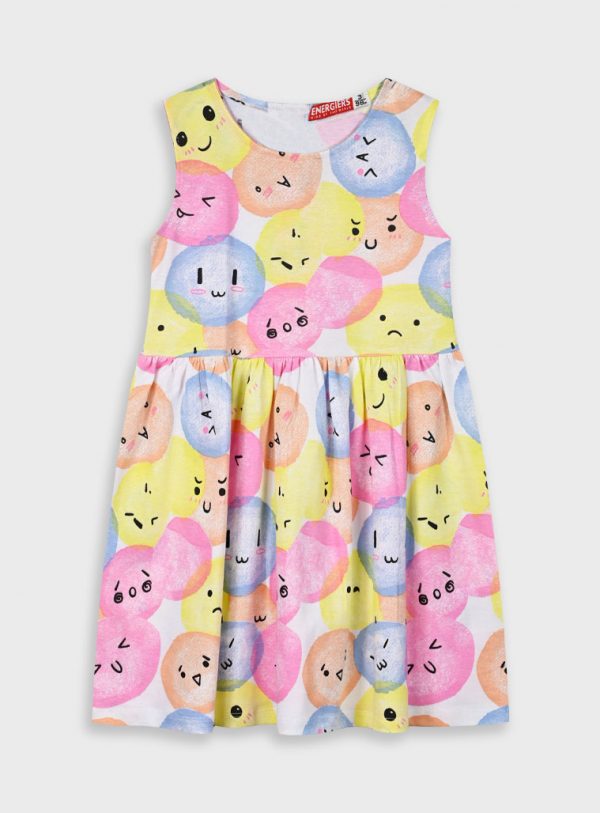 Printed dress for girls