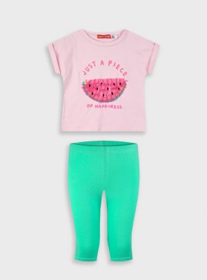 Set with print for girls