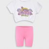Set with print for girls