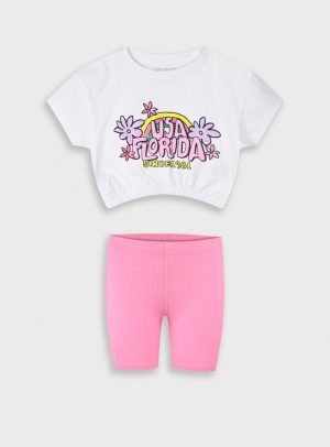 Set with print for girls