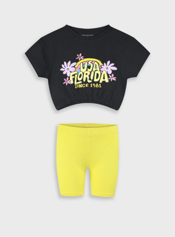 Set with print for girls