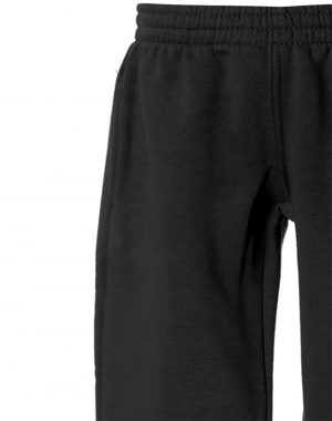 Sweatpants for girls with elasticated rips at the ankle