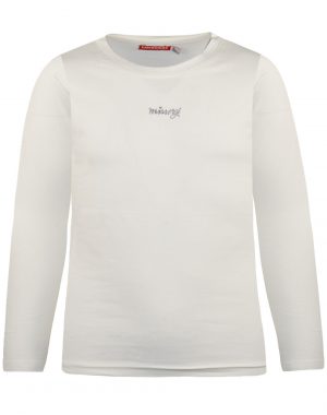 Μονόχρωμη μπλούζα Energiers Basic Line με γκλίτερ τύπωμα για κορίτσι