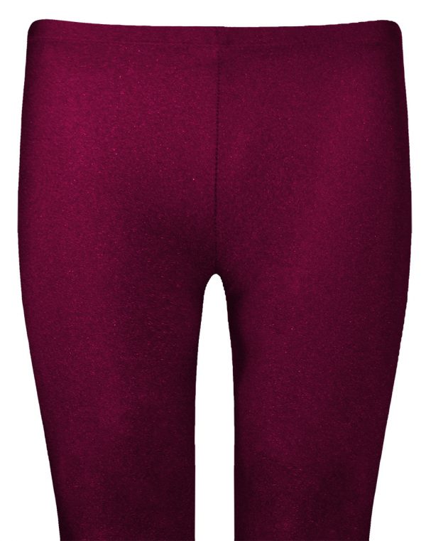 Energiers Basic Line long shiny leggings for girls