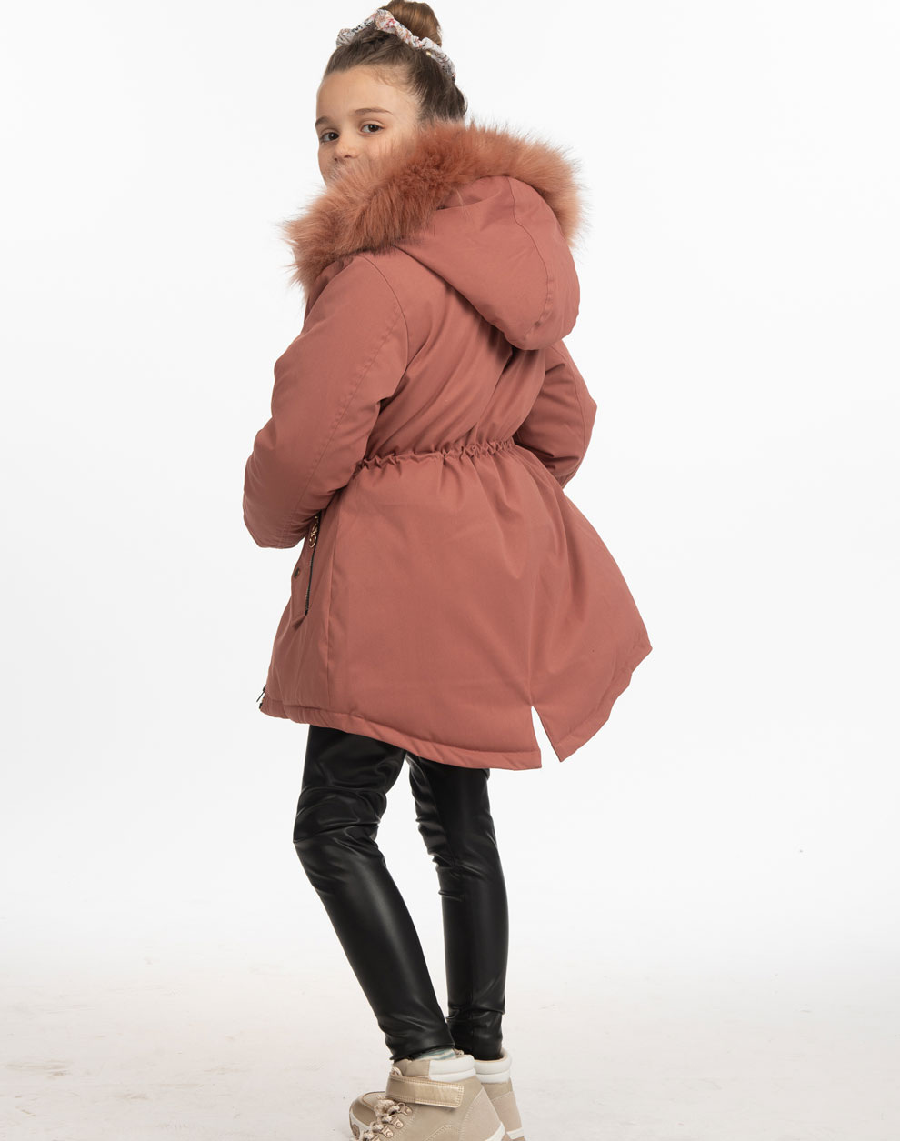 Coat with hood for girls Coat with hood for girls
