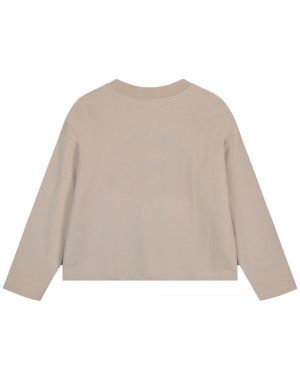 Girl΄s fleece blouse with print