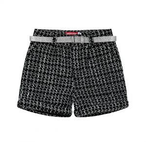 Checkered shorts for girls