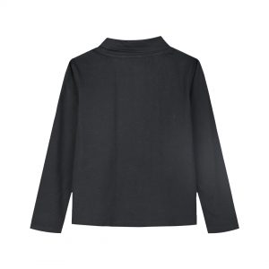 Jersey turtleneck with print for girls