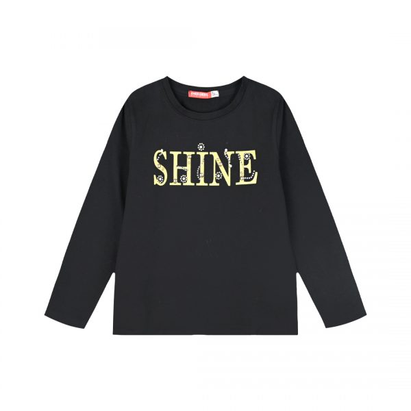 Jersey shirt with print for girls