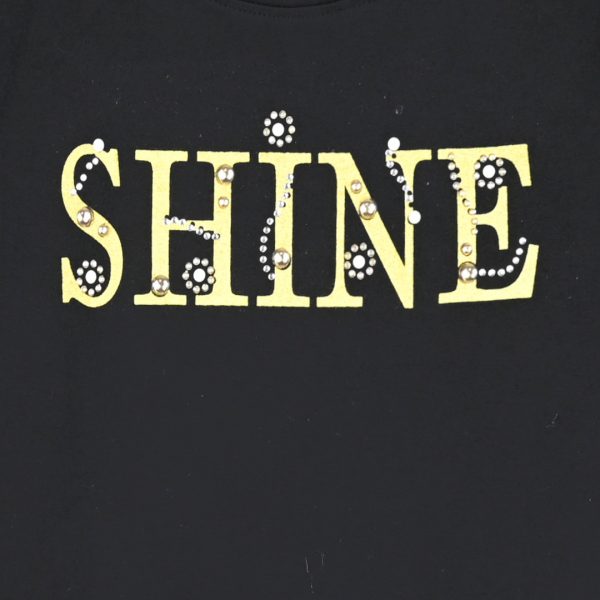 Jersey shirt with print for girls
