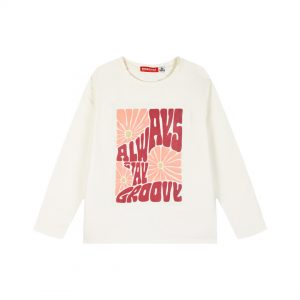 Jersey shirt with print for girls