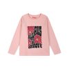 Jersey shirt with print for girls