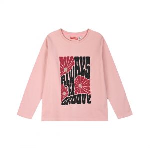 Jersey shirt with print for girls