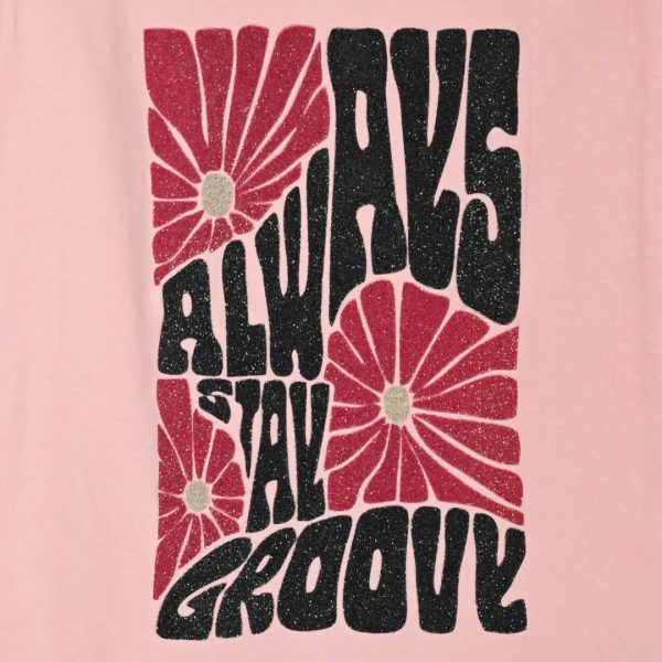 Jersey shirt with print for girls