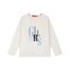 Jersey shirt with print for girls