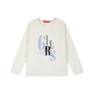 Jersey shirt with print for girls