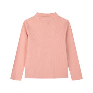 Ribbed turtleneck for girls