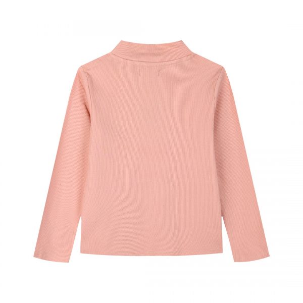Ribbed turtleneck for girls