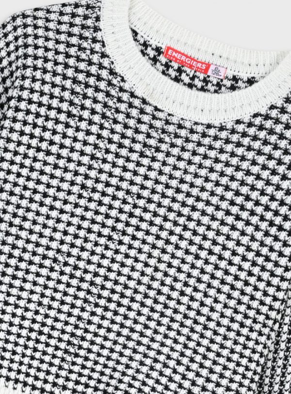 Knit houndstooth set