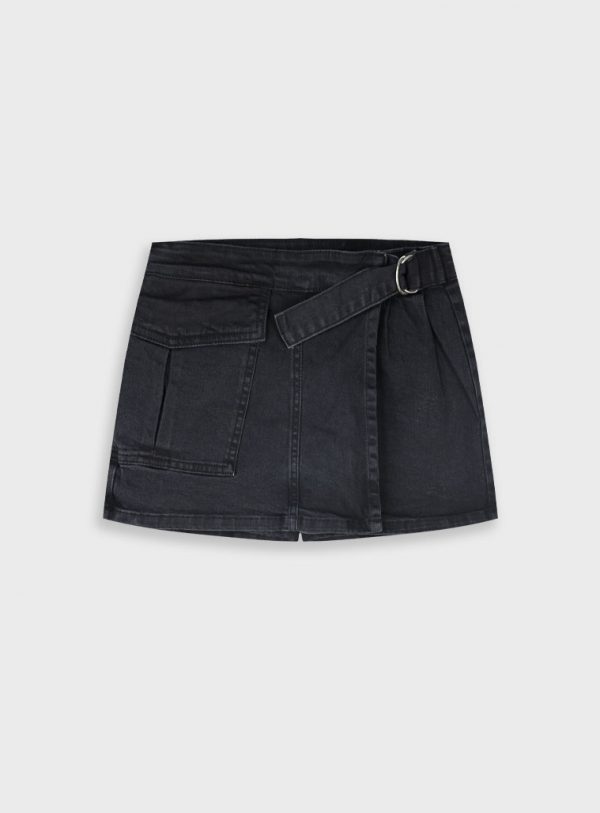 Denim skort