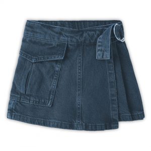 Denim skort
