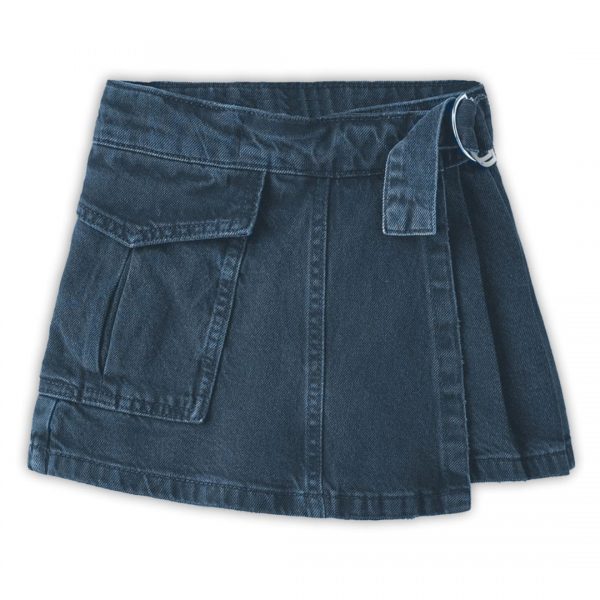 Denim skort