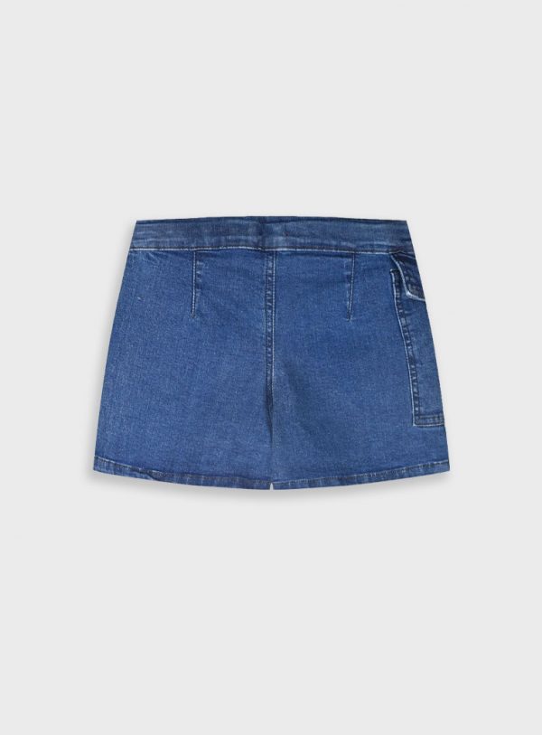 Denim skort