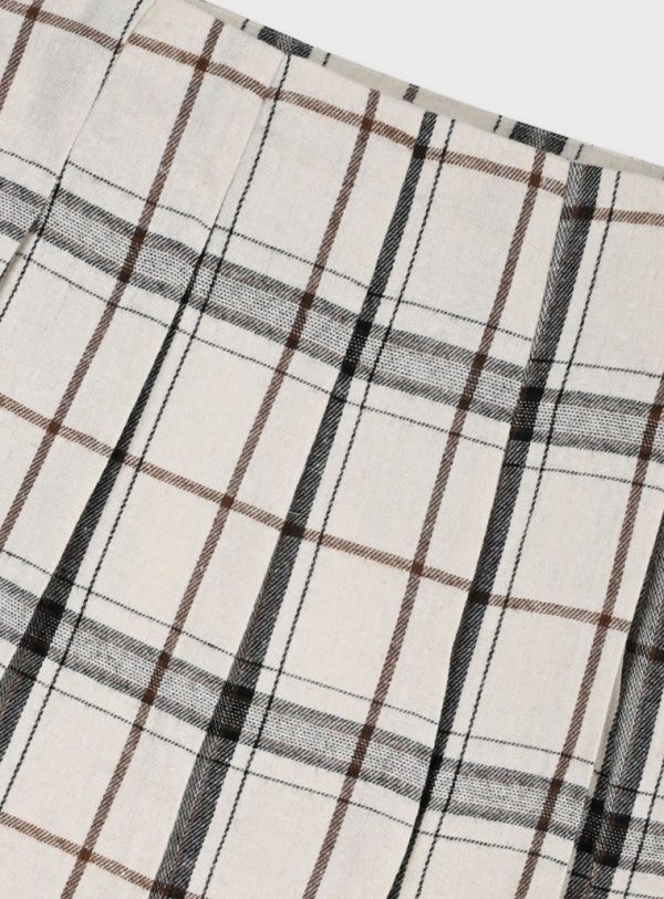 Checkered skirt